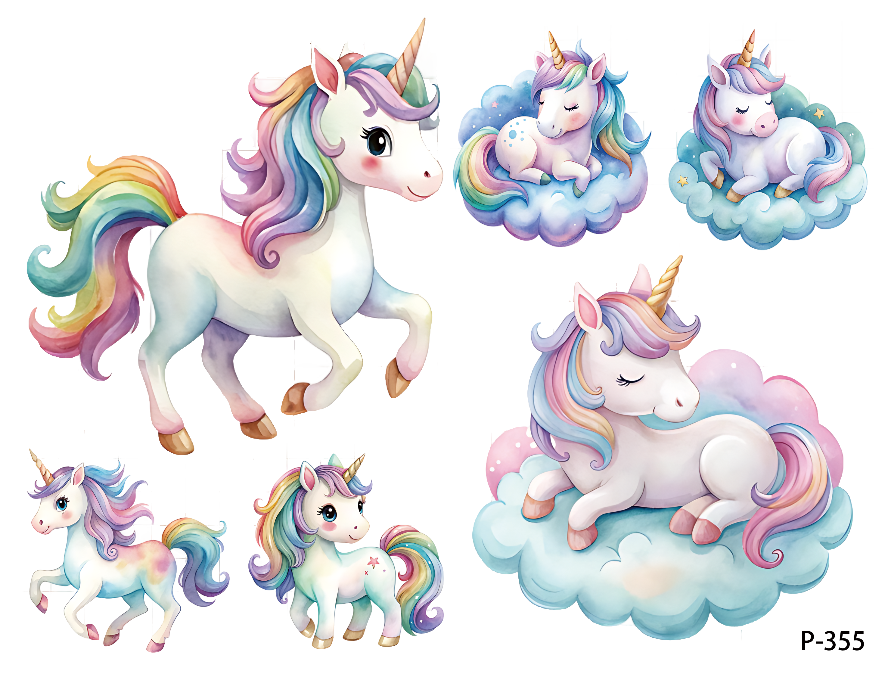 3D embossed stickers (B5 size, 12.5cm*9.5cm)