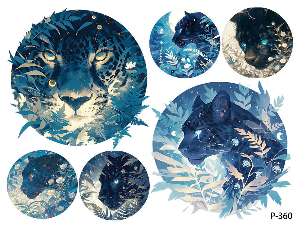 3D embossed stickers (B5 size, 12.5cm*9.5cm)