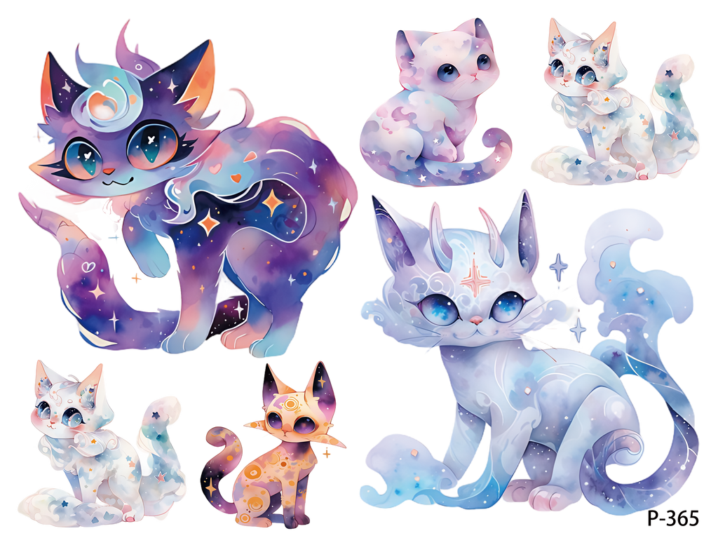 3D embossed stickers (B5 size, 12.5cm*9.5cm)