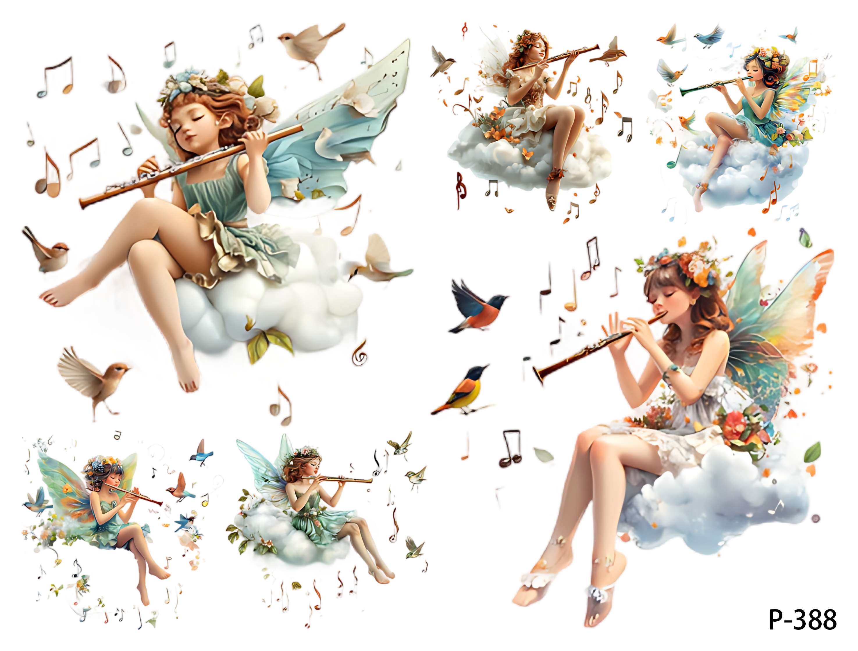 3D embossed stickers (B5 size, 12.5cm*9.5cm)