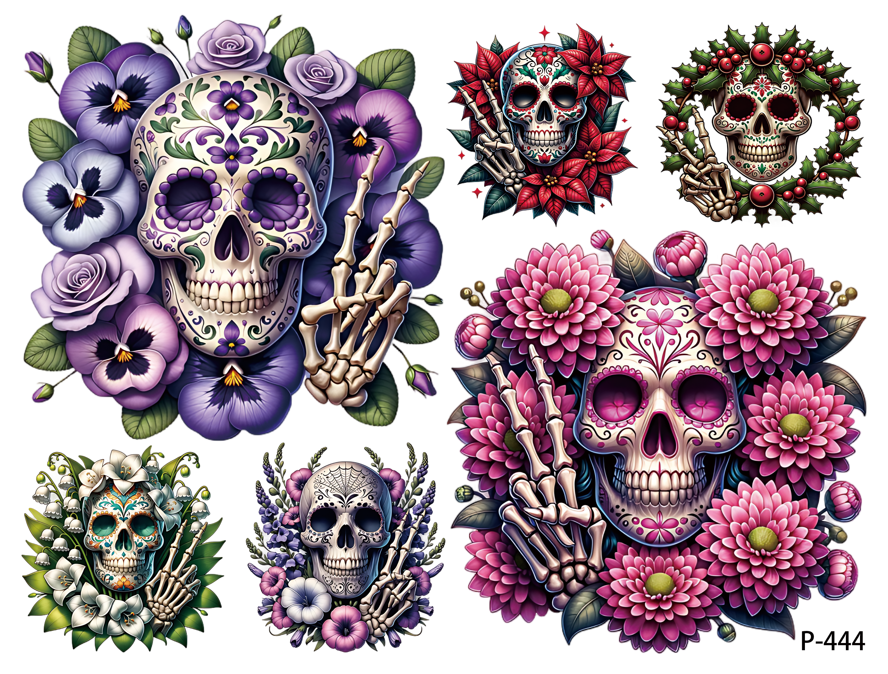 3D embossed stickers (B5 size, 12.5cm*9.5cm)