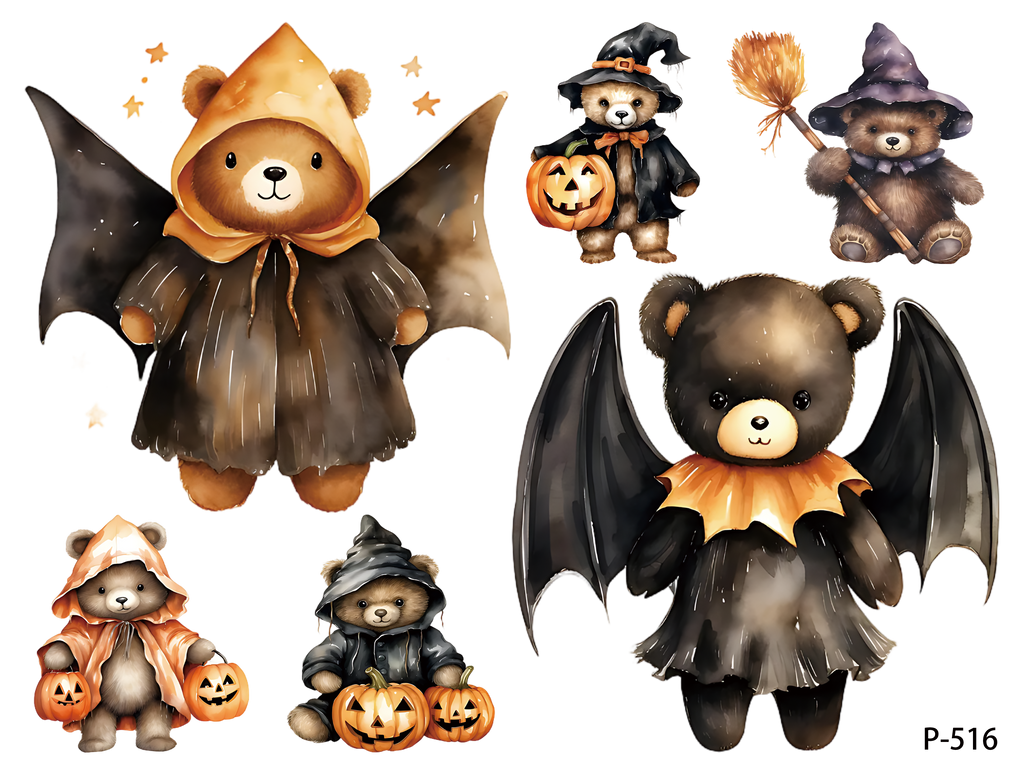 3D embossed stickers (B5 size, 12.5cm*9.5cm)