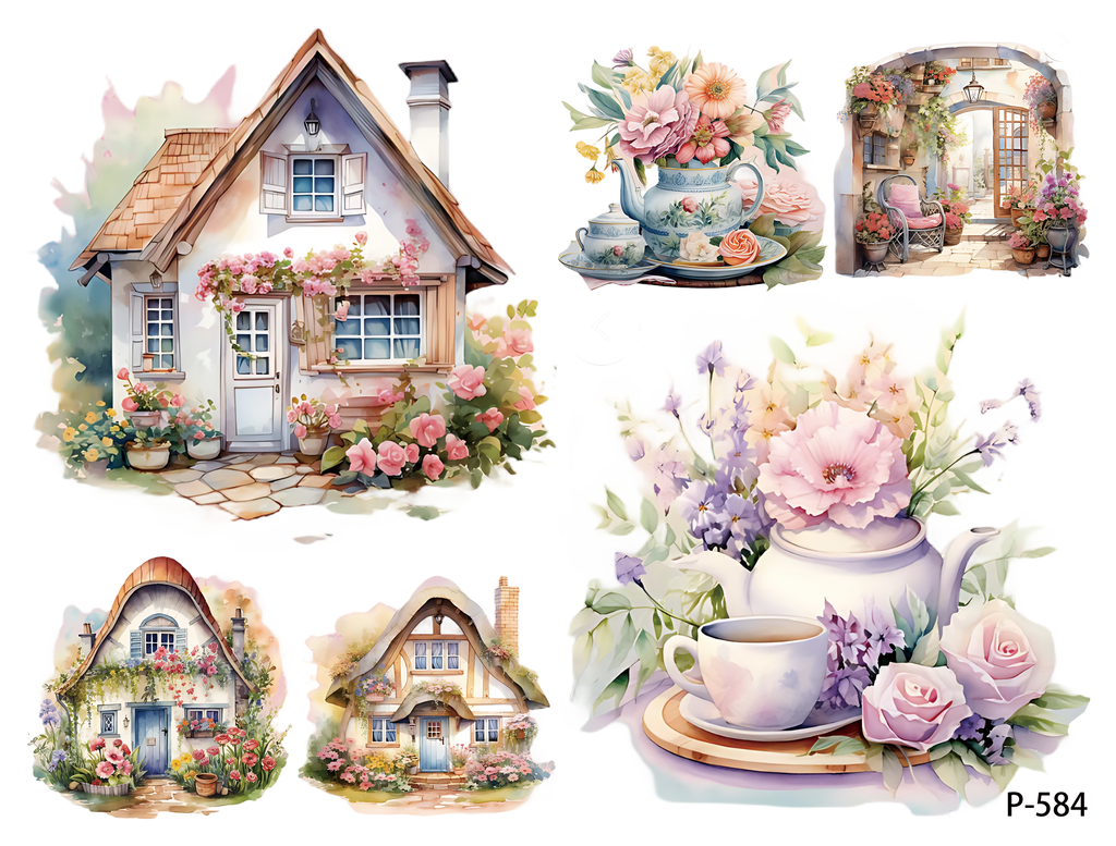 3D embossed stickers (B5 size, 12.5cm*9.5cm)