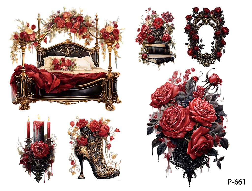3D embossed stickers (B5 size, 12.5cm*9.5cm)