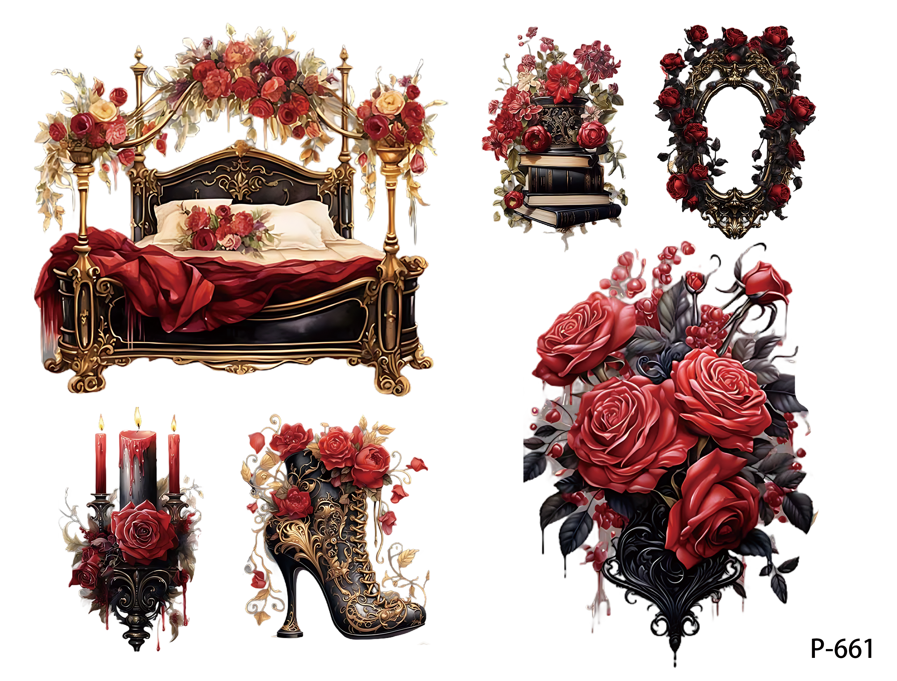 3D embossed stickers (B5 size, 12.5cm*9.5cm)