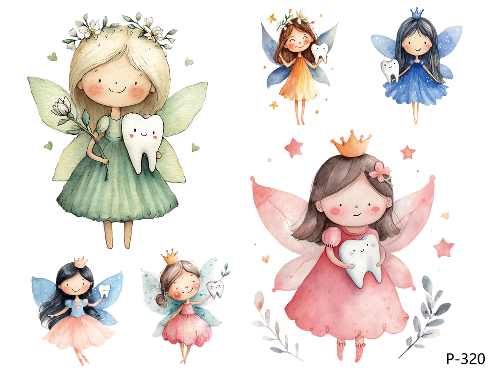 3D embossed stickers (B5 size, 12.5cm*9.5cm)